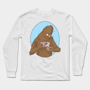 Bigfoot Shaving Long Sleeve T-Shirt